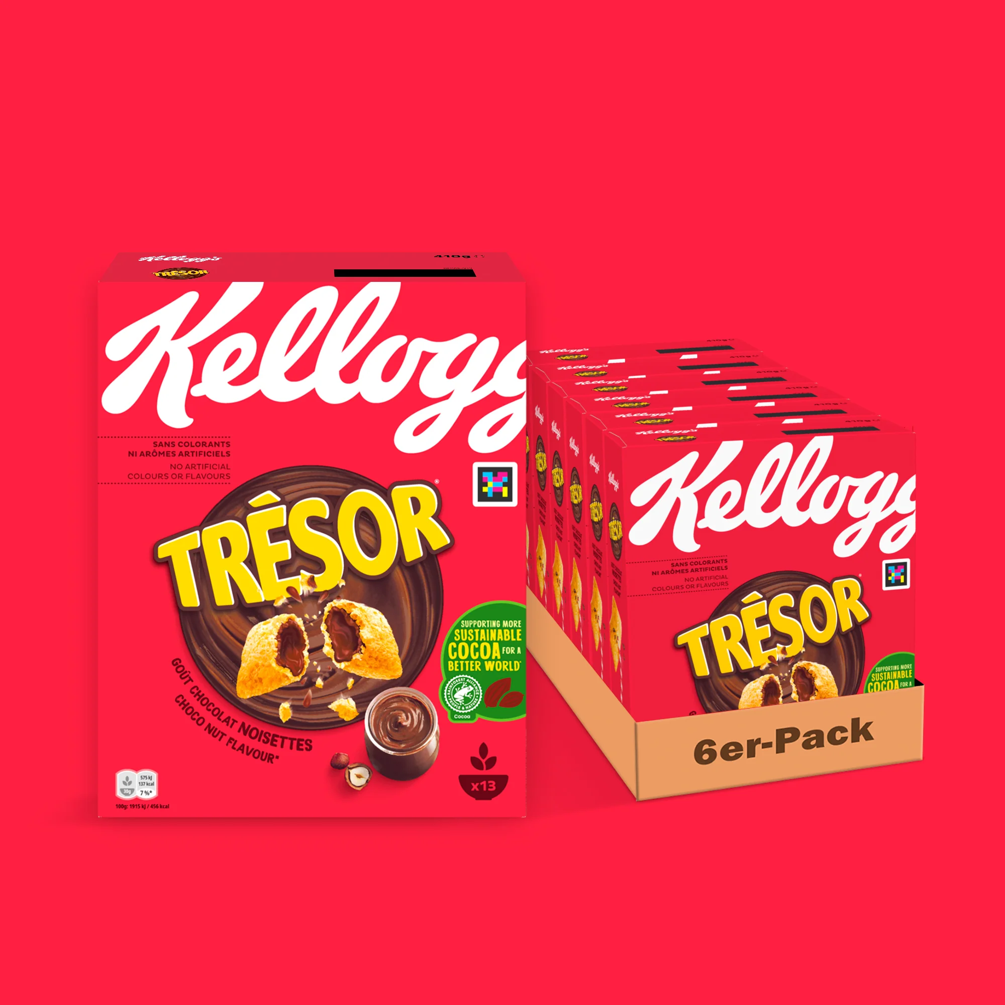 Kellogg's Tresor Choco Nut - 6x 410g