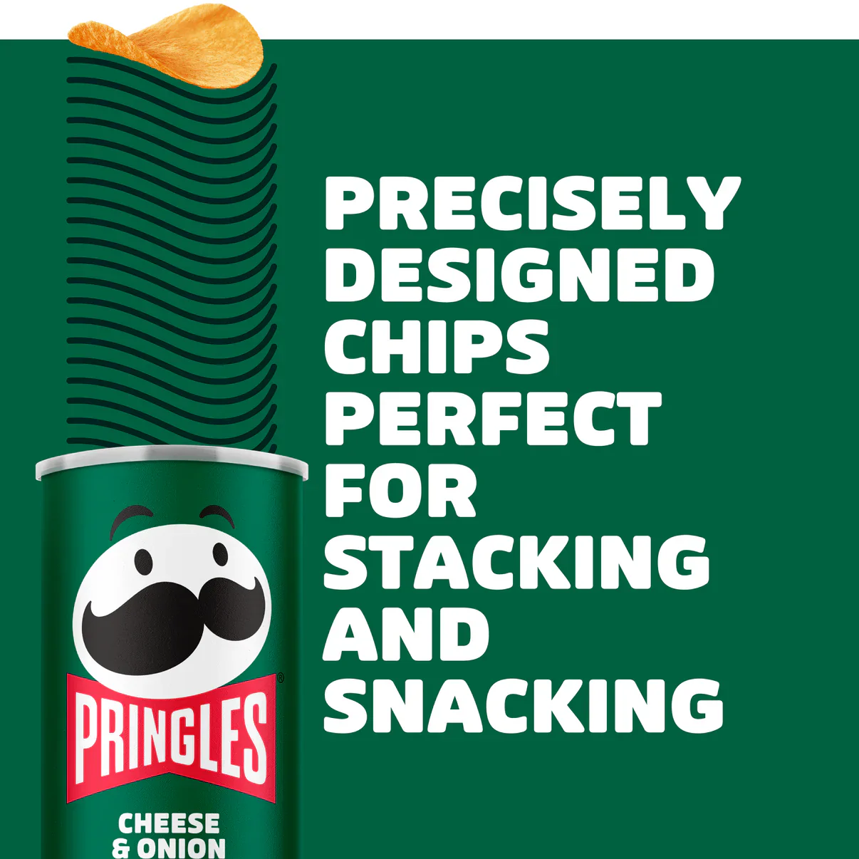 Pringles Cheese & Onion - 165g - Image 4