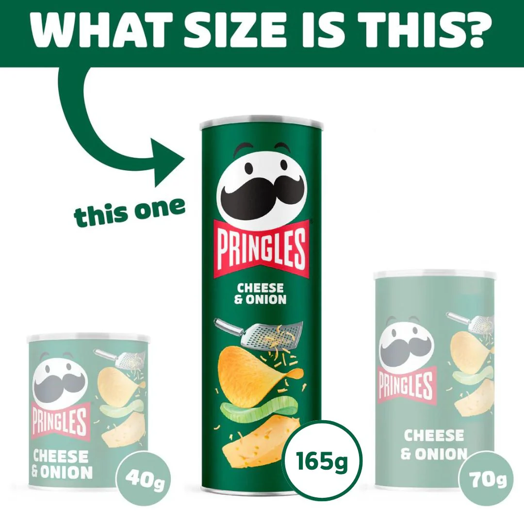 Pringles Cheese & Onion - 6x 165g - Image 4