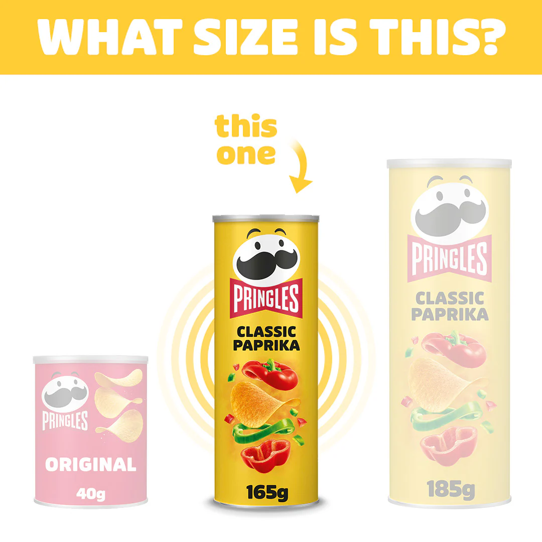 Pringles Classic Paprika - 8x 165g - Image 4