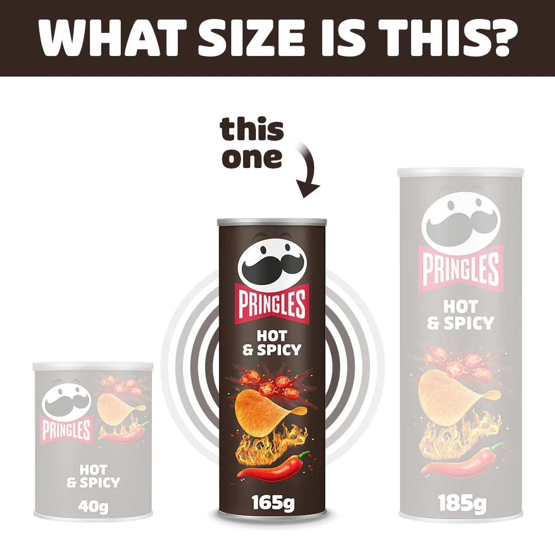 Pringles Hot & Spicy - 165g - Image 3