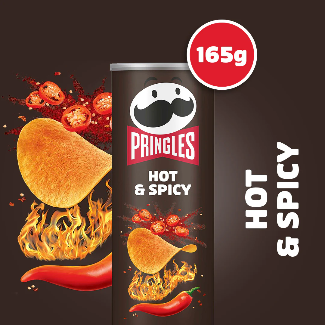 Pringles Hot & Spicy - 8x 165g - Image 3