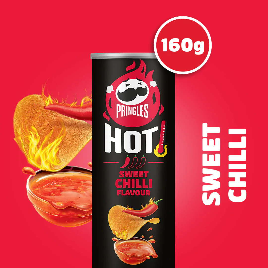 Pringles Hot Sweet Chilli - 8x 160g - Image 3