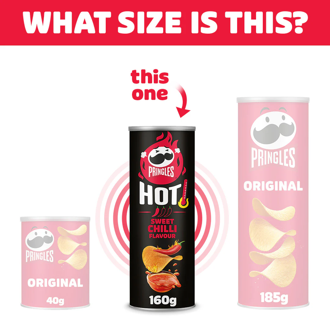 Pringles Hot Sweet Chilli - 8x 160g - Image 4