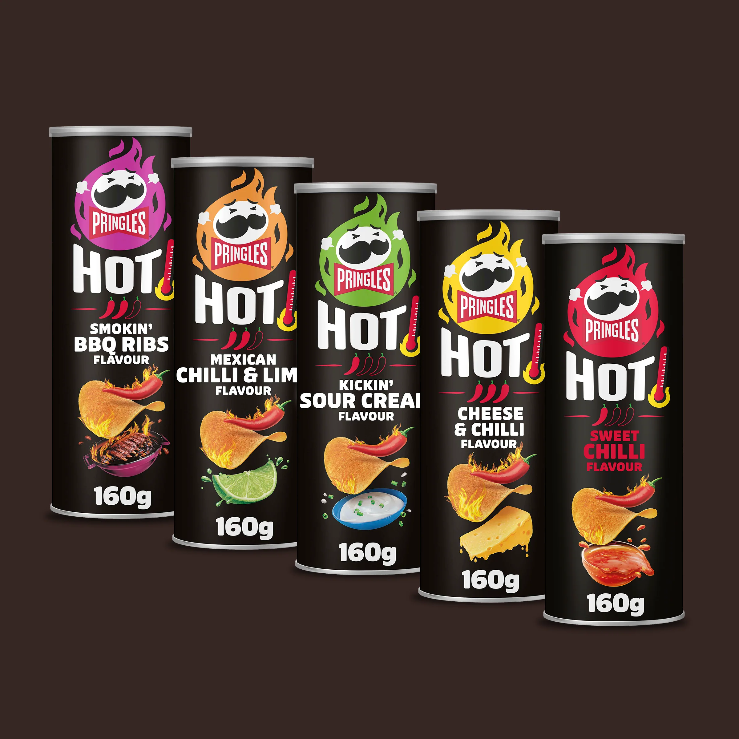 Pringles Original Hot Mix - 5x 160g - Image 2