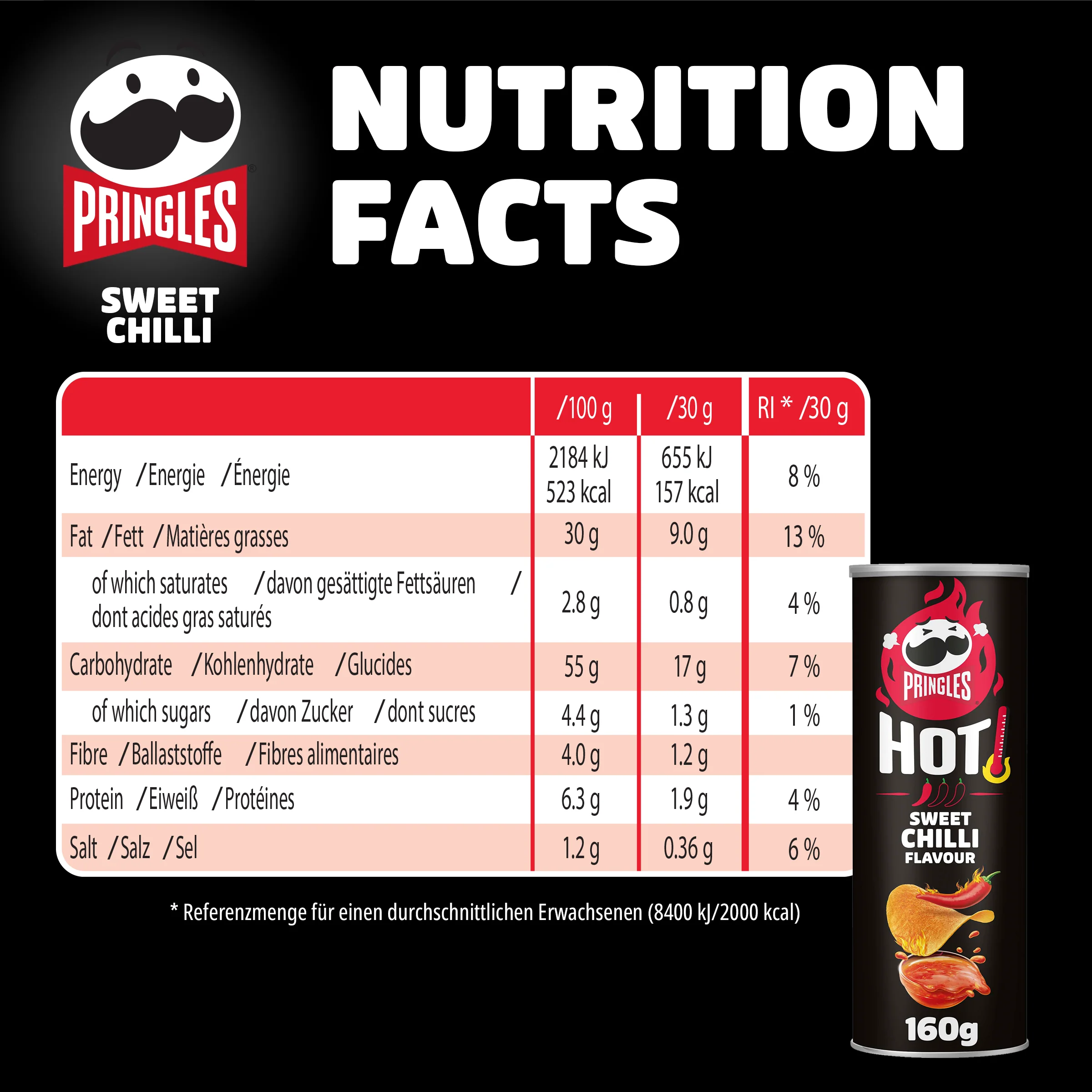 Pringles Original Hot Mix - 5x 160g - Image 3