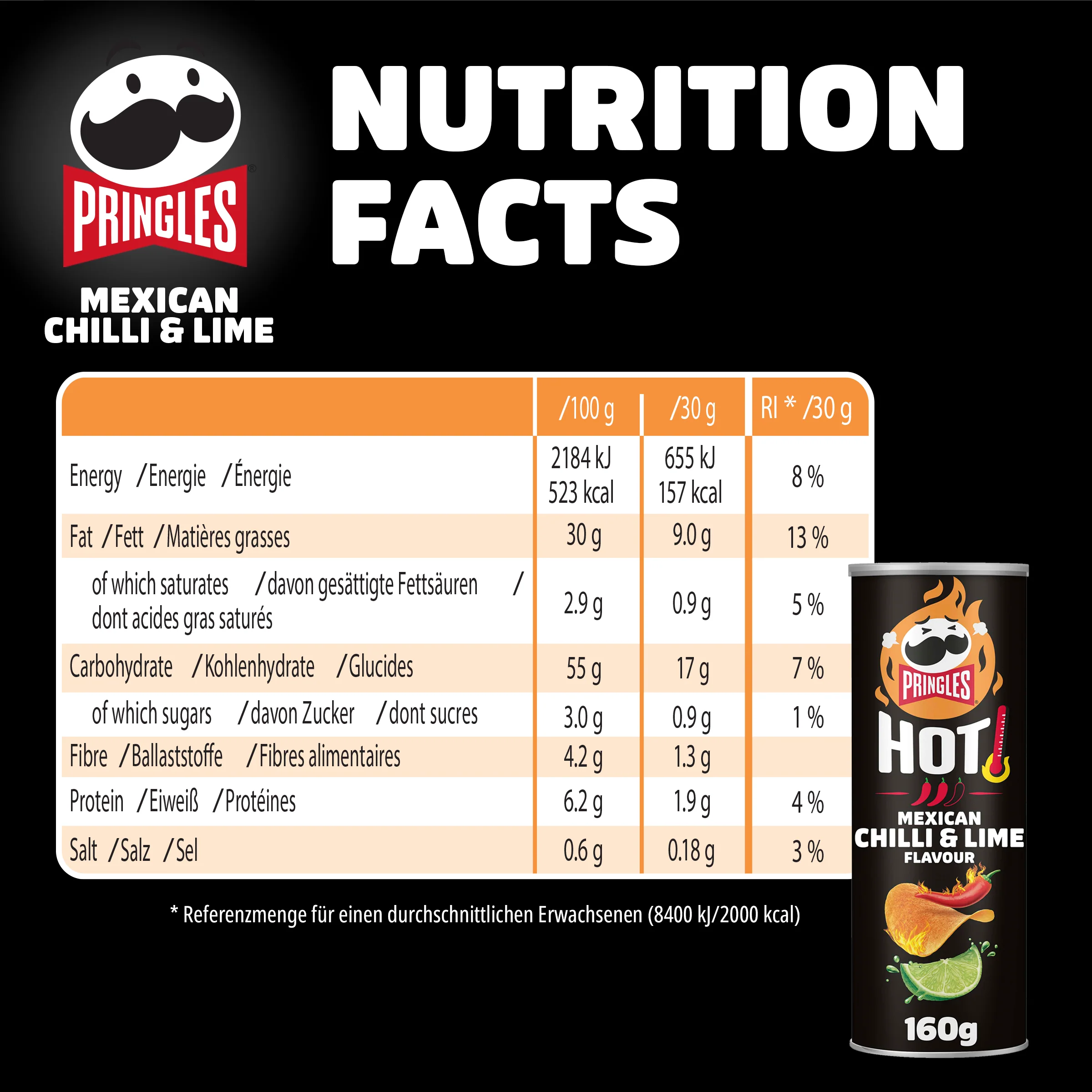 Pringles Original Hot Mix - 5x 160g - Image 4