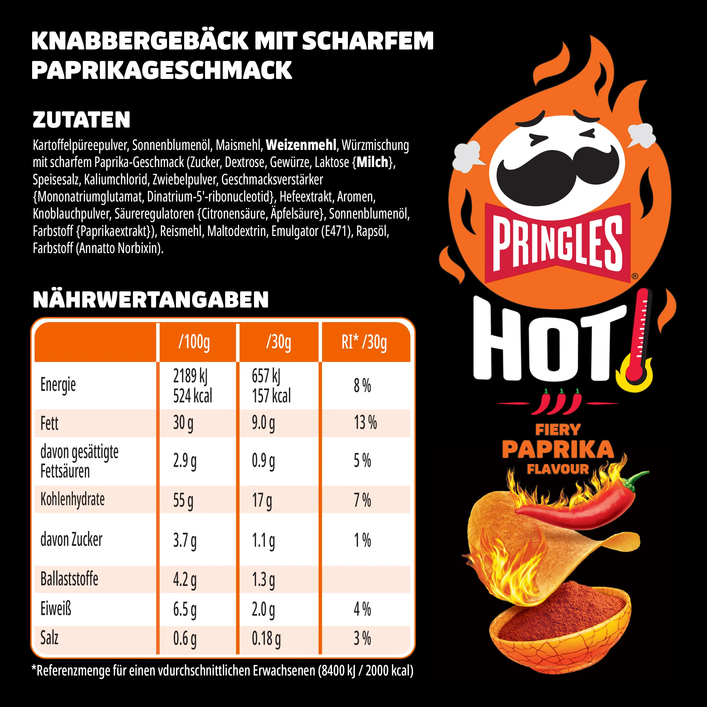 Pringles Original Hot Mix - 8x 160g - Image 2