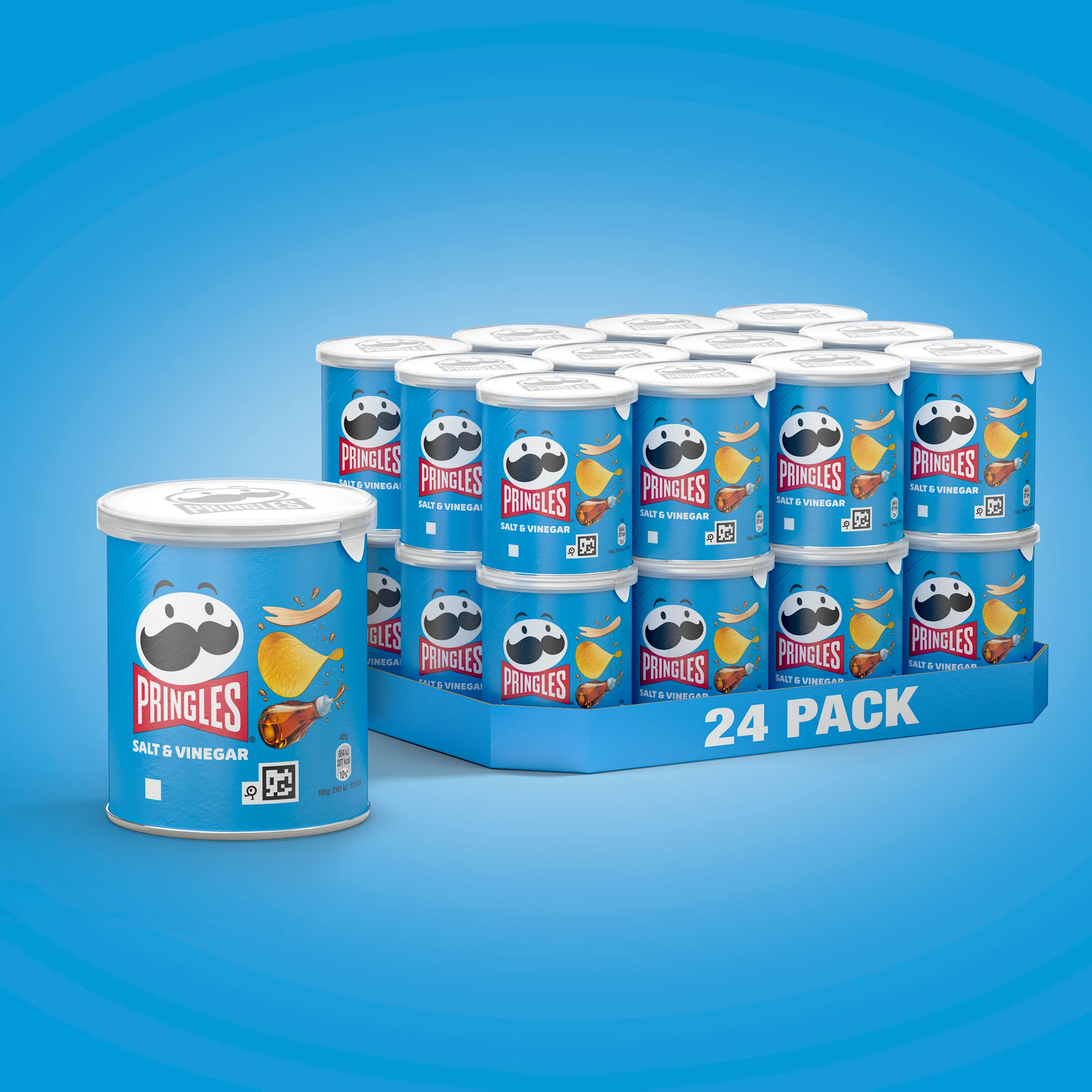 Pringles Salt & Vinegar - 24x 40g