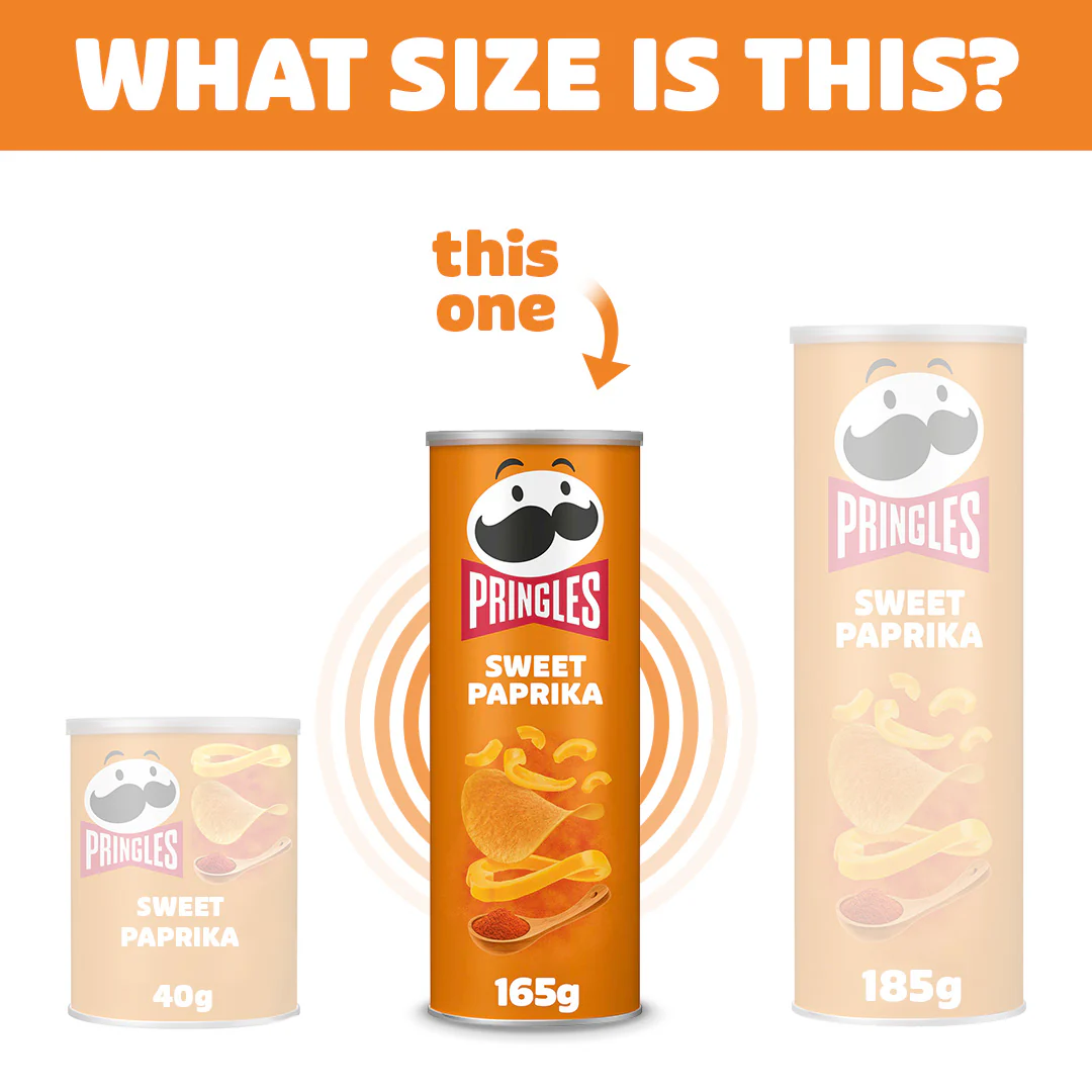Pringles Sweet Paprika - 8x 165g - Image 4