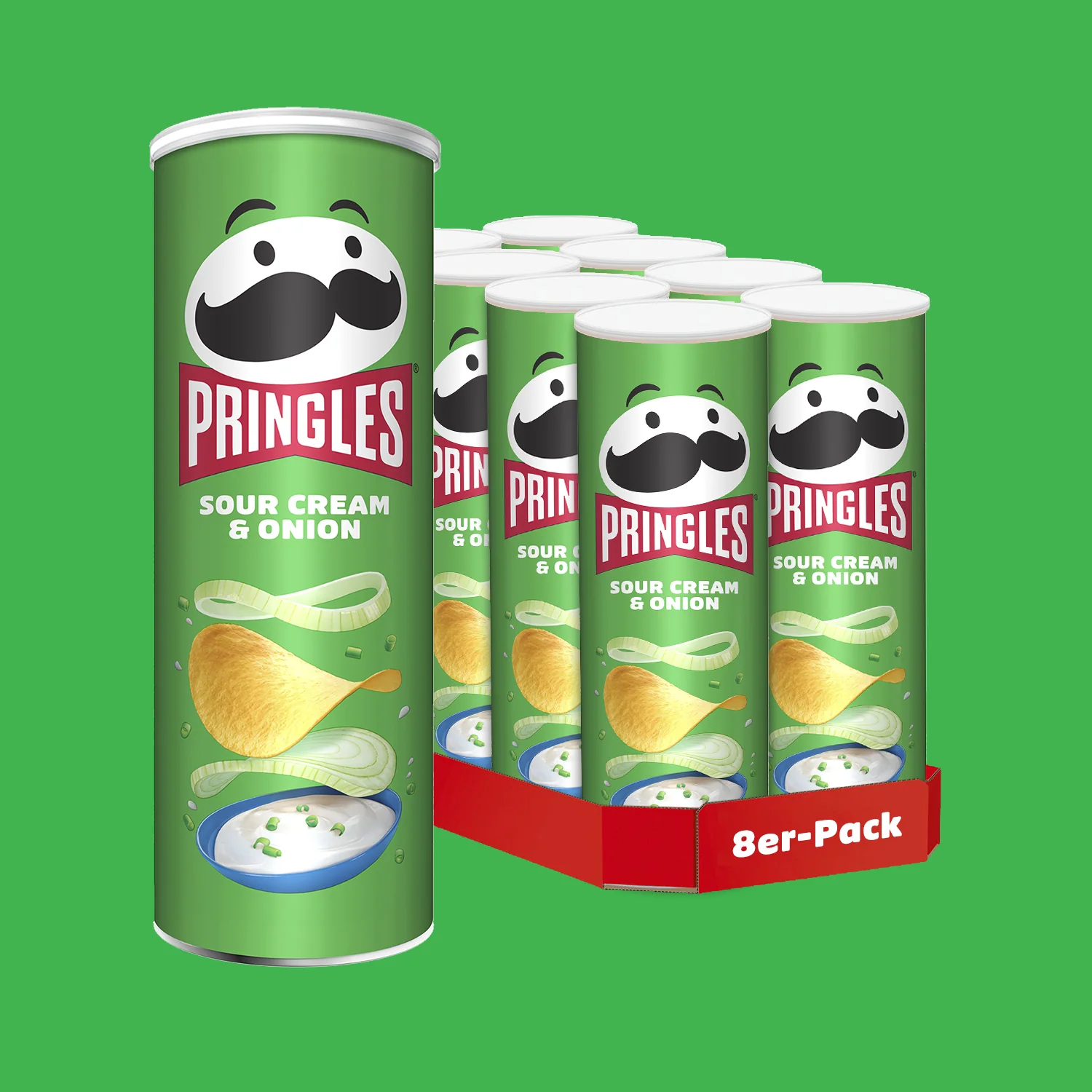 Tote Bag + Pringles Sour Cream & Onion - 8x 165g - Image 2